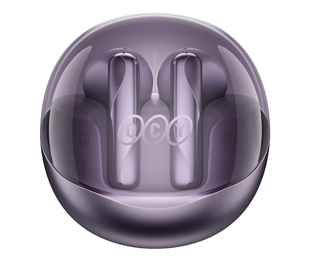 QCY AilyBuds Clear T32 Fioletowe - 1322151 - zdjęcie 3